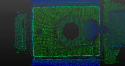 液体硫磺装车项目点云