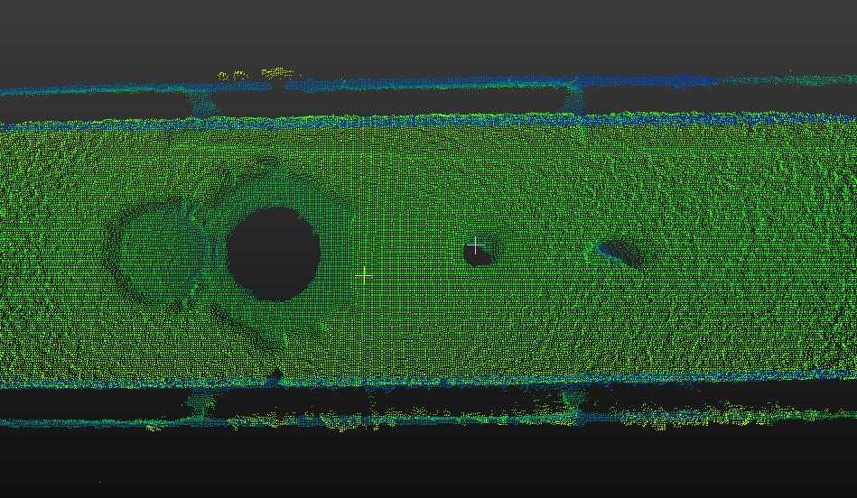 烧碱溶液装车项目点云