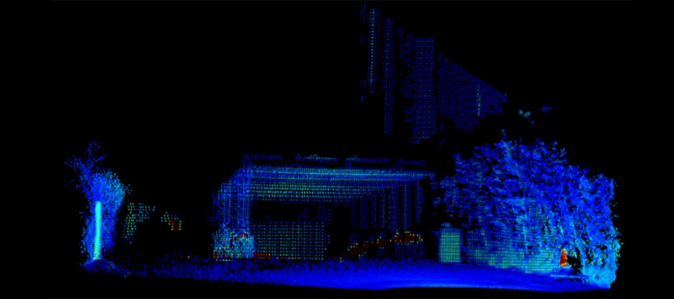 室外远距离探测点云